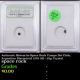 Authentic Meteorite-Space Rock Campo Del Cielo, Argentina Discovered 1576 AD <.10g Crystal Graded By