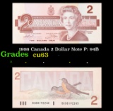 1986 Canada 2 Dollar Note P: 94B Grades Select CU