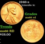 1946-s Lincoln Cent 1c Grades GEM+ Unc RD