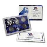2008 United States Quarters Proof Set, 5 Coins Inside!