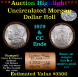***Auction Highlight*** 1879 & CC Uncirculated Morgan Dollar Shotgun Roll (fc)