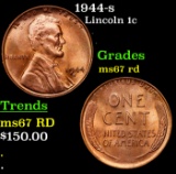 1944-s Lincoln Cent 1c Grades GEM++ Unc RD