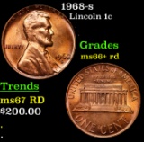 1968-s Lincoln Cent 1c Grades GEM++ RD