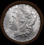 ***Auction Highlight***  AU/BU Slider BRWY Shotgun Morgan $1 Roll 1889 & P Ends Virtually UNC (fc)