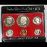 1975 United States Mint Proof Set, 5 Coins Inside!