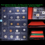 Huge Liifetime Collection - Too Many Coins To Auction Individually - This Lot is For One Page of 20