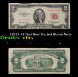 1953A $2 Red Seal United States Note Grades vf+