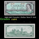 1960-1967 Canada 1 Dollar Note P: 84A Grades Choice CU