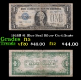 1928B $1 Blue Seal Silver Certificate Grades f+