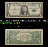 *Star Note * 1957 $1 Blue Seal Silver Certificate Grades vf+