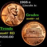 1968-s Lincoln Cent 1c Grades GEM++ RD