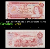 1954-1973 Canada 2 Dollar Note P: 76B Grades vf+