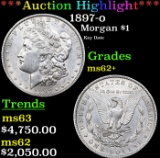 ***Auction Highlight*** 1897-o Morgan Dollar $1 Graded Select Unc By USCG (fc)