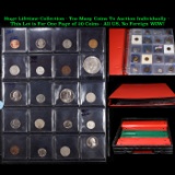 Huge Liifetime Collection - Too Many Coins To Auction Individually - This Lot is For One Page of 20