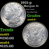 1921-p Morgan Dollar $1 Grades Choice+ Unc