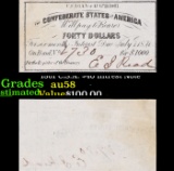1861 C.S.A. $40 Intrest Note Grades Choice AU/BU Slider