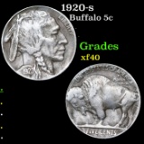 1920-s Buffalo Nickel 5c Grades xf