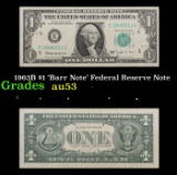1963B $1 'Barr Note' Federal Reserve Note Grades Select AU