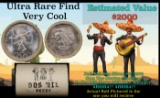 ***Auction Highlight*** ARRIBA! ARRIBA! Ultra Rare Full Roll 20x Silver 1968 Gem Unc Mexico 500 Peso