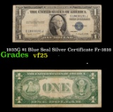 1935G $1 Blue Seal Silver Certificate Fr-1616 Grades vf+