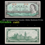 1967 Centennial Issue Canada 1 Dollar Banknote P# 84a Grades Select CU