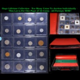 Huge Liifetime Collection - Too Many Coins To Auction Individually - This Lot is For One Page of 20