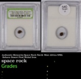 Authentic Meteorite-Space Rock North West Africa NWA Sahara Desert Find Nickel Iron Graded By INB