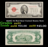 1928G $2 Red Seal United States Note Grades Select AU