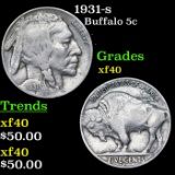 1931-s Buffalo Nickel 5c Grades xf