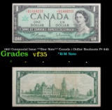 1967 Centennial Issue **Star Note** Canada 1 Dollar Banknote P# 84b Grades vf++