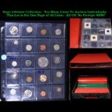 Huge Liifetime Collection - Too Many Coins To Auction Individually - This Lot is For One Page of 20
