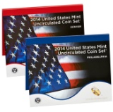 2014 United States Mint Set, 28 Coins Inside!