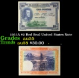 1953A $2 Red Seal United States Note Grades Choice AU