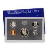 1971 United States Proof Set, 5 Coins Inside