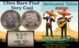 ***Auction Highlight*** ARRIBA! ARRIBA! Ultra Rare Full Roll 20x Silver 1968 Gem Unc Mexico 500 Peso