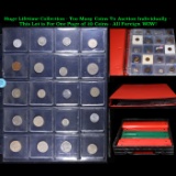 Huge Liifetime Collection - Too Many Coins To Auction Individually - This Lot is For One Page of 20