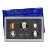 1983 United States Proof Set, 5 Coins Inside!