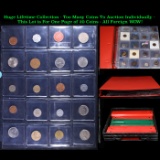 Huge Liifetime Collection - Too Many Coins To Auction Individually - This Lot is For One Page of 20