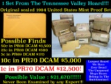 Original Sealed 1964 United States Mint Proof Set Tennessee Valley Hoard