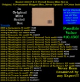 Sealed 2019 United States Mint Set in Original Government Shipped Box, Never Opened! 21 Coins Inside