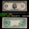1914 $5 Large Size Blue Seal Federal Reserve Note, Chicago, IL  7-G Grades vf, very fine