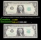 2x Consecutive 1963A $1 Federal Reserve Notes (Chicago, IL), All CU! Grades Gem+ CU