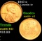 1947-s Lincoln Cent 1c Grades Gem+ Unc RD