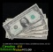 5x 1969-1993 $1 Federal Reserve Notes, All Different Series, All CU! Grades CU