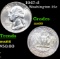 1947-d Washington Quarter 25c Grades GEM+ Unc