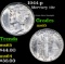1944-p Mercury Dime 10c Grades GEM Unc