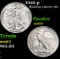 1945-p Walking Liberty Half Dollar 50c Grades Select Unc