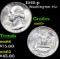 1945-p Washington Quarter 25c Grades GEM+ Unc