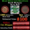 Mixed small cents 1c orig shotgun roll,  Wheat Cent, 1930-s Lincoln Cent other end, Nathan's Brandt