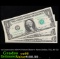 3x Consecutive 2009 $1 Federal Reserve Notes (Dallas, TX), All CU! Grades Gem+ CU